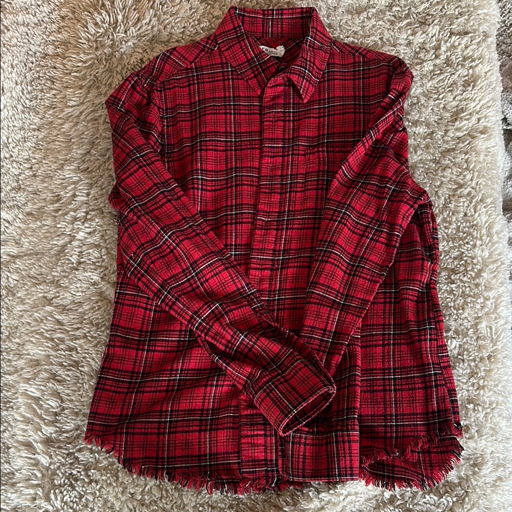 Red Plaid Women’s Shirt